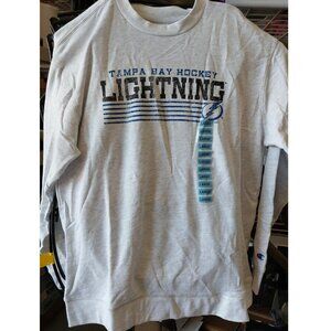 Champion NHL Tampa Bay Lightning Mens Crewneck Fleece Sweatshirt Go Bolts!